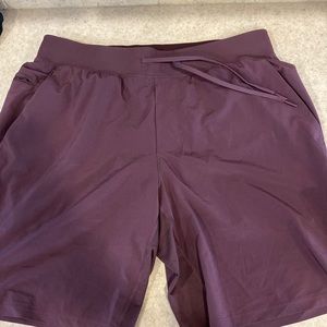Lulu lemon shorts with liner.